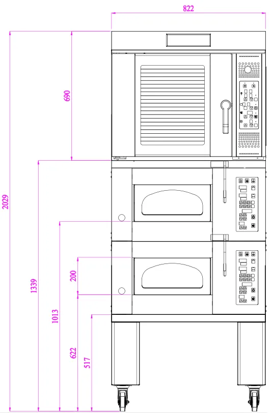 Печь комбинированная конвекционная Primary BDK-2E