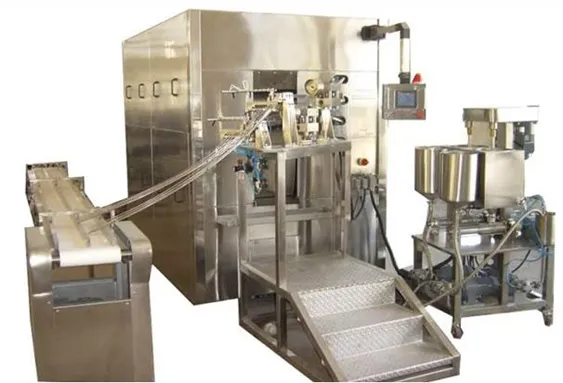 Линия производства вафельных трубочек с начинкой MARIANNA PJ-1200 Линия производства вафельных трубочек с начинкой MARIANNA PJ-1200