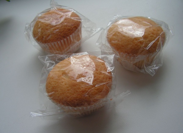 Порционные кексы в индивидуальной упаковке