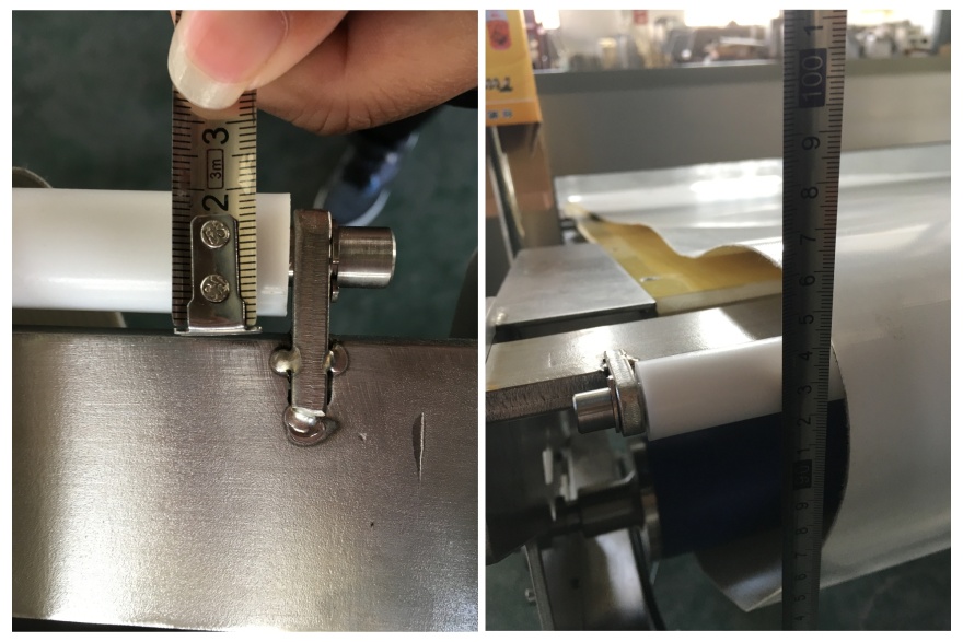 Ножевой сход конвейерного стола (двухсторонний) - внешний вид оборудования